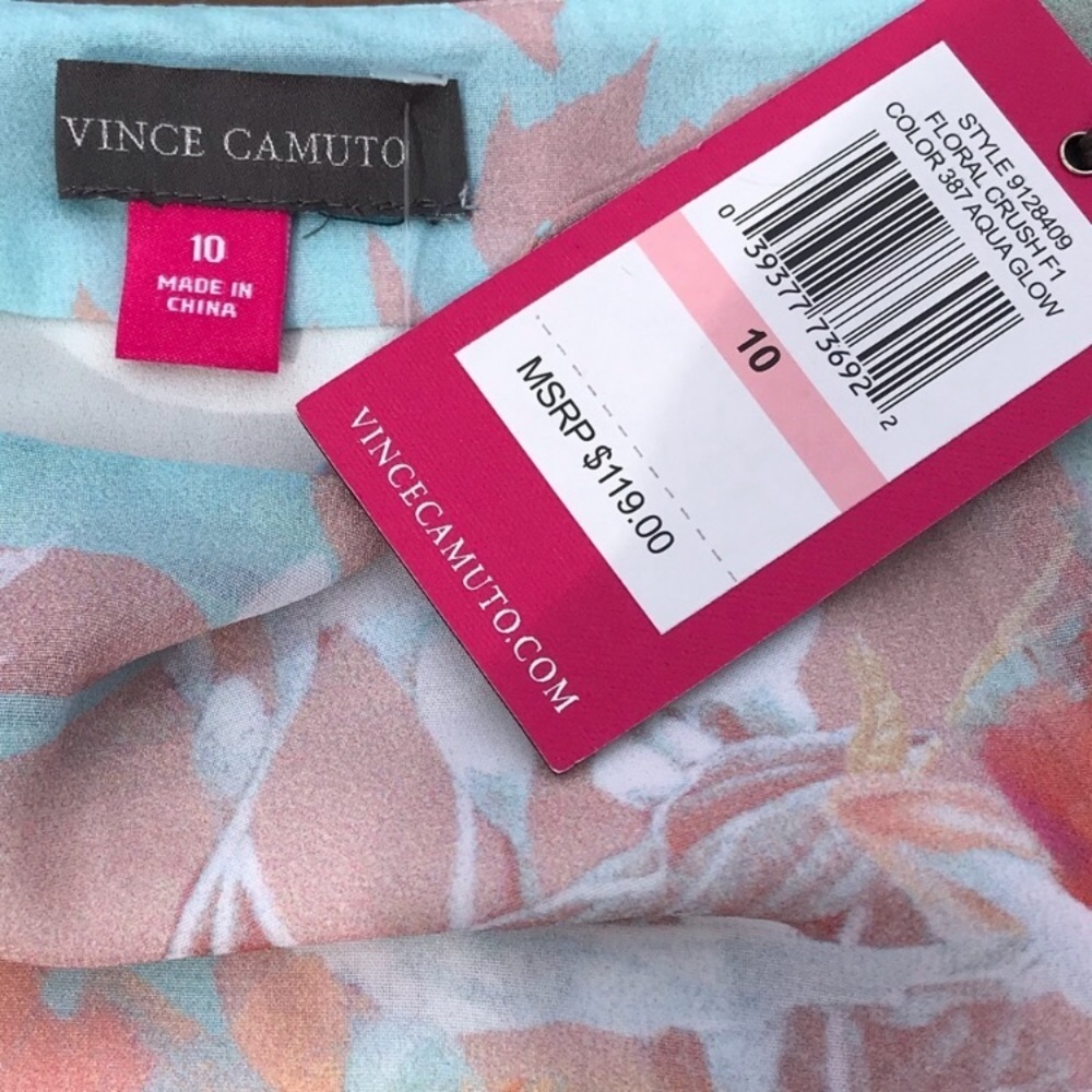 Vince Camuto Floral Skirt Size 10 NWT - Picture 4 of 9